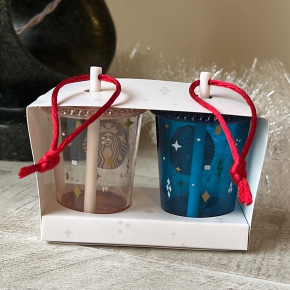 2022 Starbucks Cold Cup Ornaments - Set of 2 Asia Exclusive - Picture 2 of 4